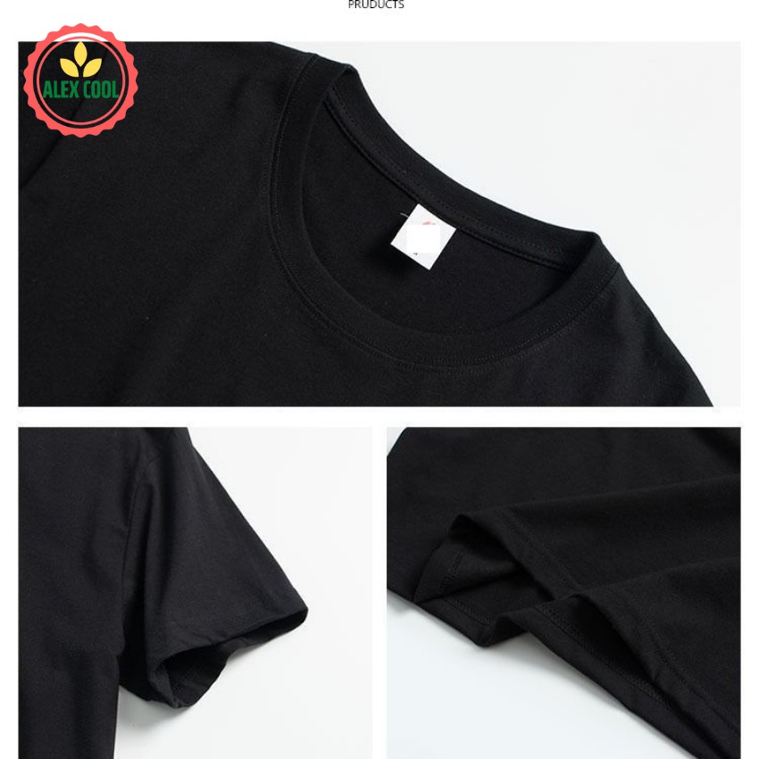 Áo thun nam, áo phông nam tay ngắn cổ tròn màu trơn chất thun lạnh co giãn 4 chiều alex cool | BigBuy360 - bigbuy360.vn