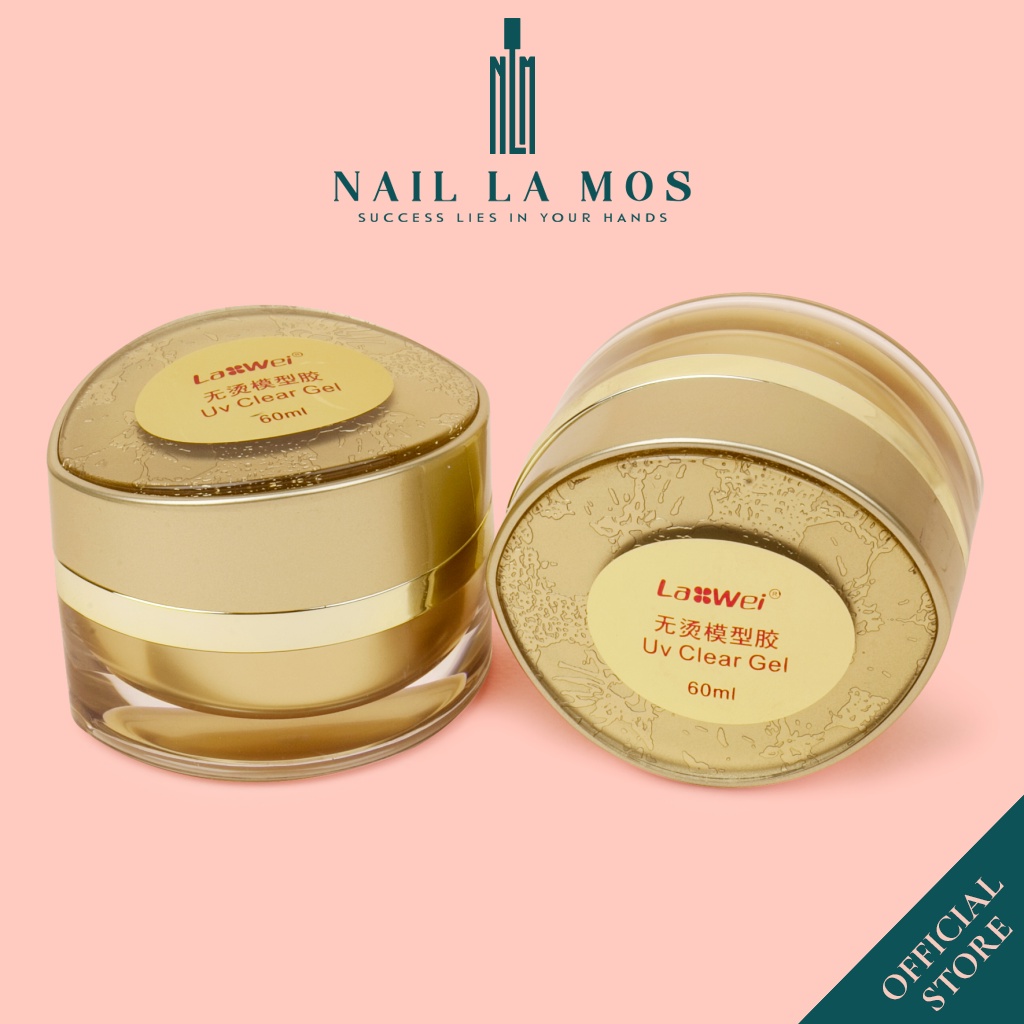Gel đắp móng Lawei chính hãng (60ml) - Gel lạnh đắp móng loại xịn không chảy, đậm đặc, vào form rất nhanh