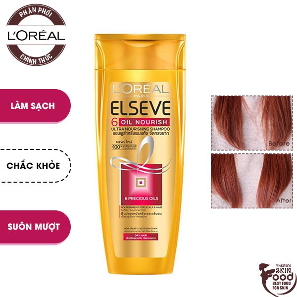 Dầu Gội Giúp Tóc Suôn Mượt Chiết Xuất Tinh Dầu Hoa L'Oreal Elseve Extra Ordinary Oil Shampoo