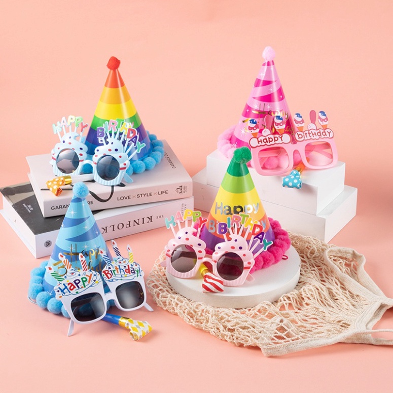 đồ chơi bánh kem sinh nhật [FREESHIP❤️] mũ bông cao cấp dùng cho mọi độ tuổi