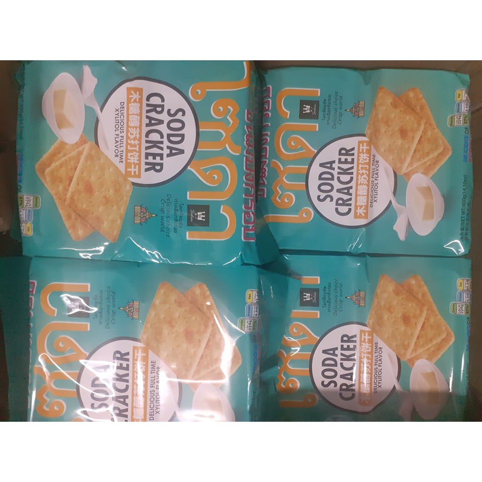 Bánh ăn kiêng SODA cracker ⚡HÀNG NHẬP KHẨU ⚡ Thái Lan dành cho người tiểu đường người già trẻ em | BigBuy360 - bigbuy360.vn
