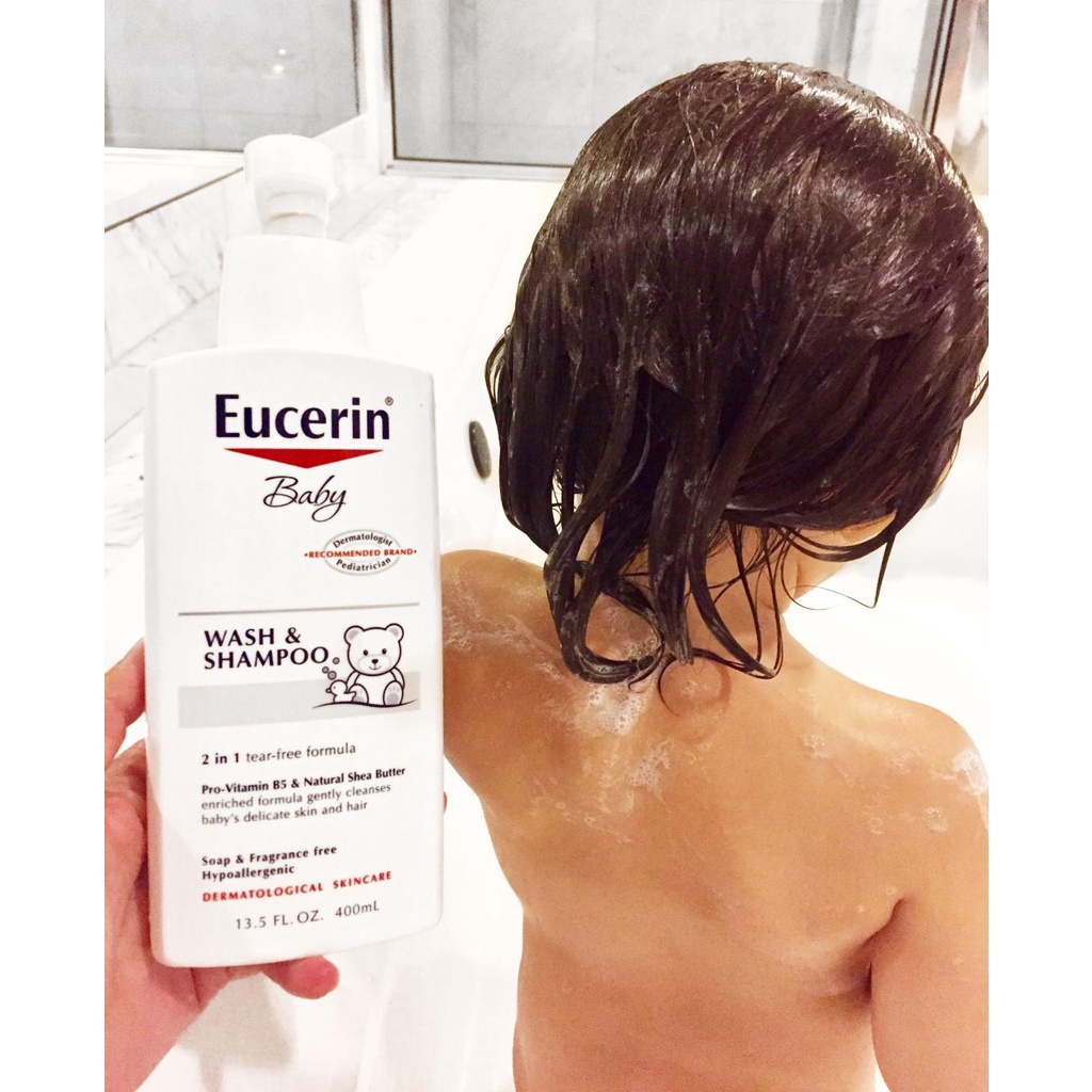 Sữa Tắm Gội Cho Bé EUCERIN Baby Wash And Shampoo 400ml