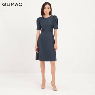 Đầm ôm nữ phối bản eo GUMAC DA1234