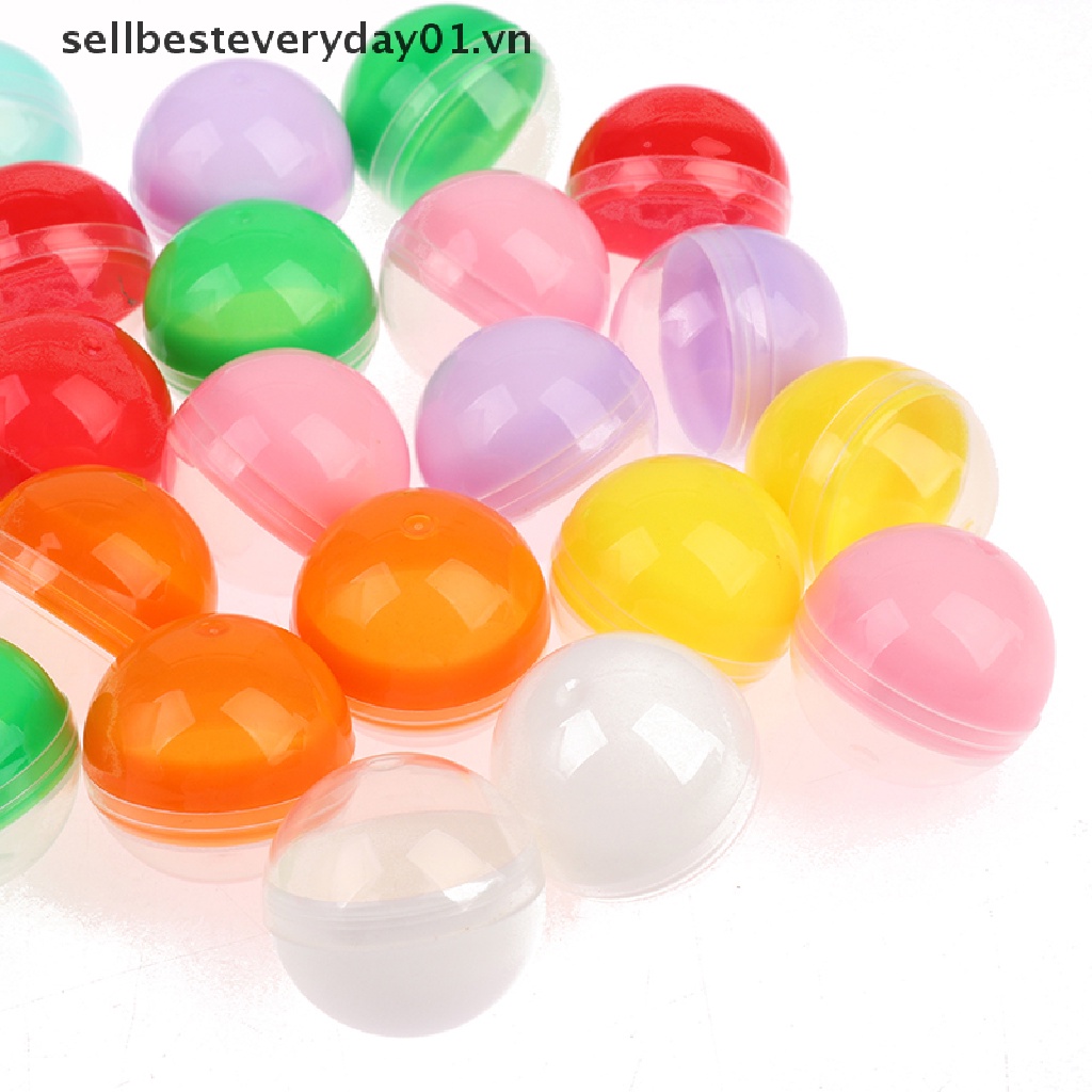 Set 100 quả bóng nhựa rỗng nhiều màu sắc có thể tách ra