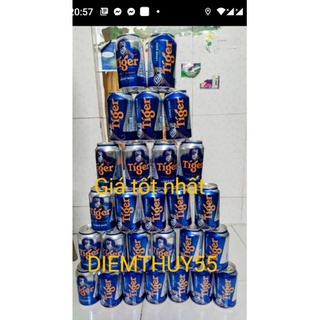 combo 7 lon bia tiger 330ml