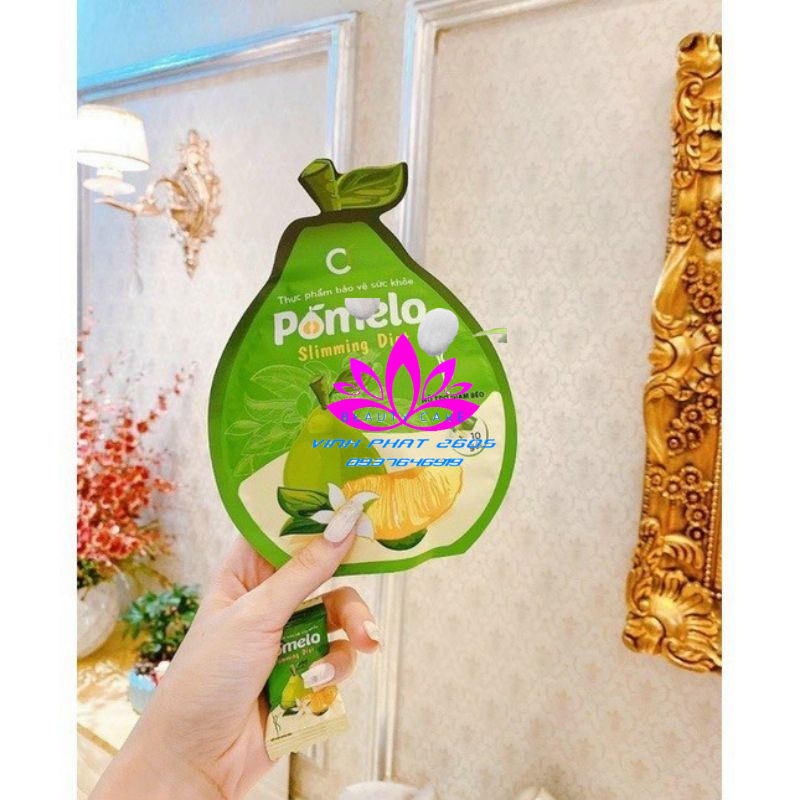 Kẹo bưởi giảm CânĐẹp Dáng Sáng Da CI ORGANIC khong detox