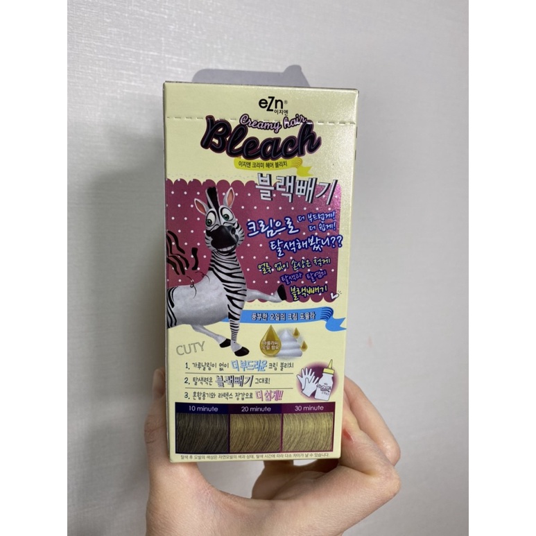 Tẩy tóc tại nhà  EZN Creamy hair bleach con ngựa 탈색제