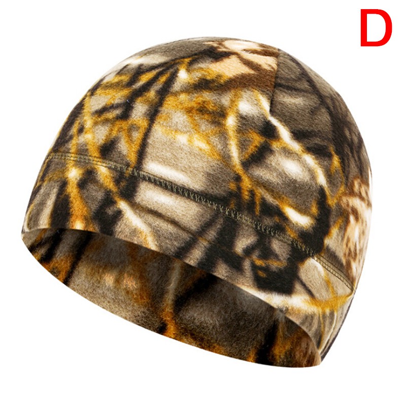 [funnyhouse]Men Women Winter Outdoor Thicken Faux Fleece Camping Cap Tactical Beanie Hat New thro