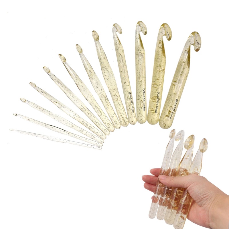 Bộ 12 Dụng Cụ Đan Móc Len Thủ Công Chuyên Nghiệp Cho Người Mới Bắt Đầu