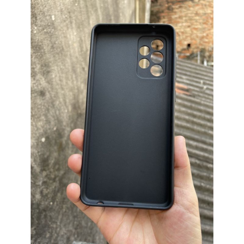 Ốp lưng Samsung Galaxy A52 5G/A72 - Ốp lưng dẻo đen hạn chế bám vân tay, bảo vệ camera