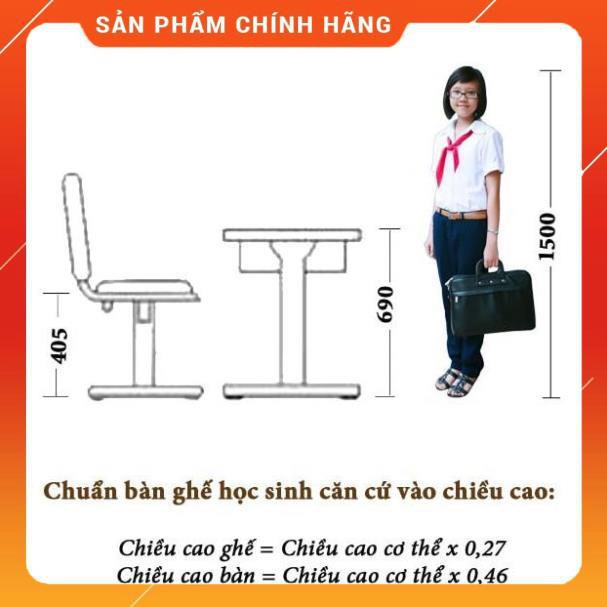 Bàn ghế học sinh Xuân Hòa cao cấp, chính hãng - Bảo hành 12 tháng Huy Anh