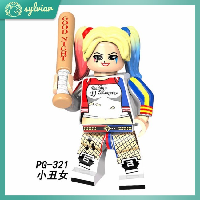Mô Hình Lego Nhân Vật Harley Quinn Robin Trong Phim Siêu Anh Hùng Hai Mặt