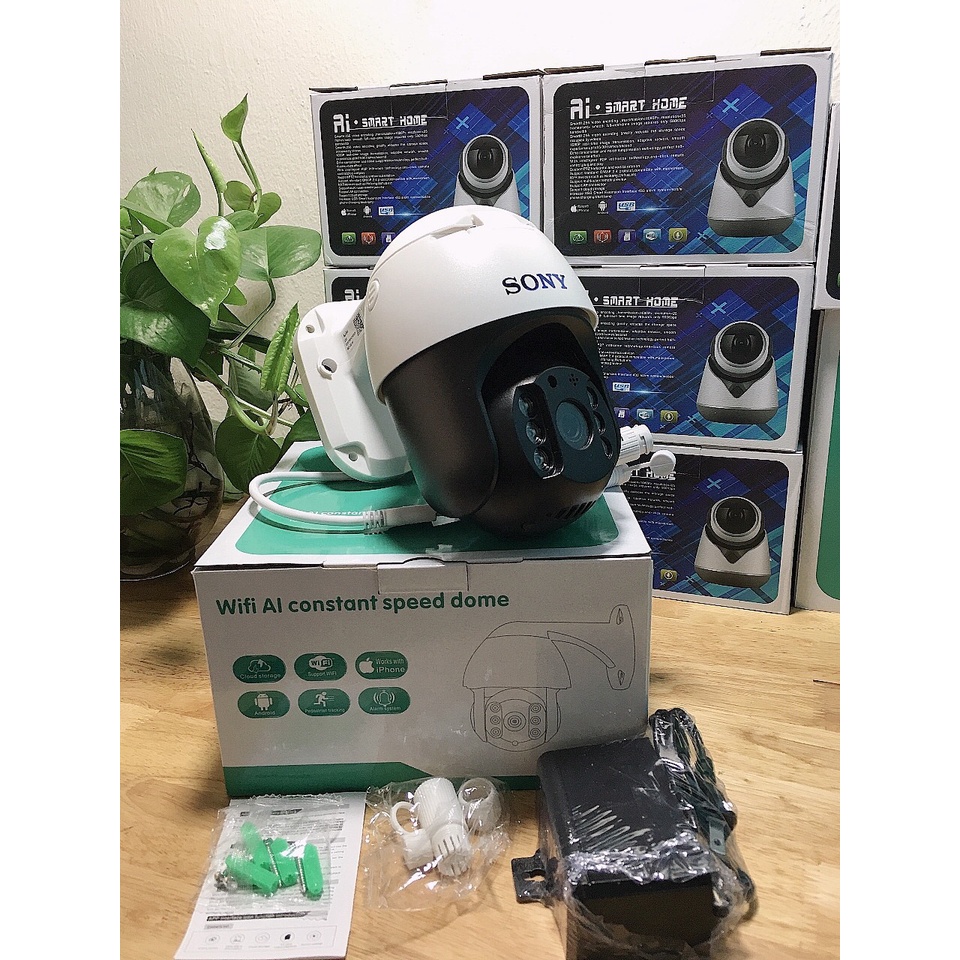 Camera Wifi Sony Ngoài Trời PTZ Super HD 3.0Mpx - Siêu nét