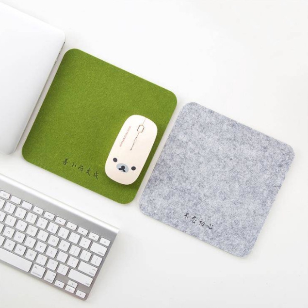 Tấm lót chuột máy tính chống trượt nhiều màu sắc xinh xắn