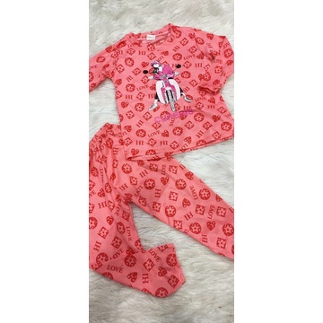 Bộ tay dài quần dài thun lạnh cho bé size nhí