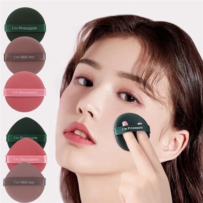 Mút tròn tán kem nền cushion trang điểm mềm mại tiện dụng