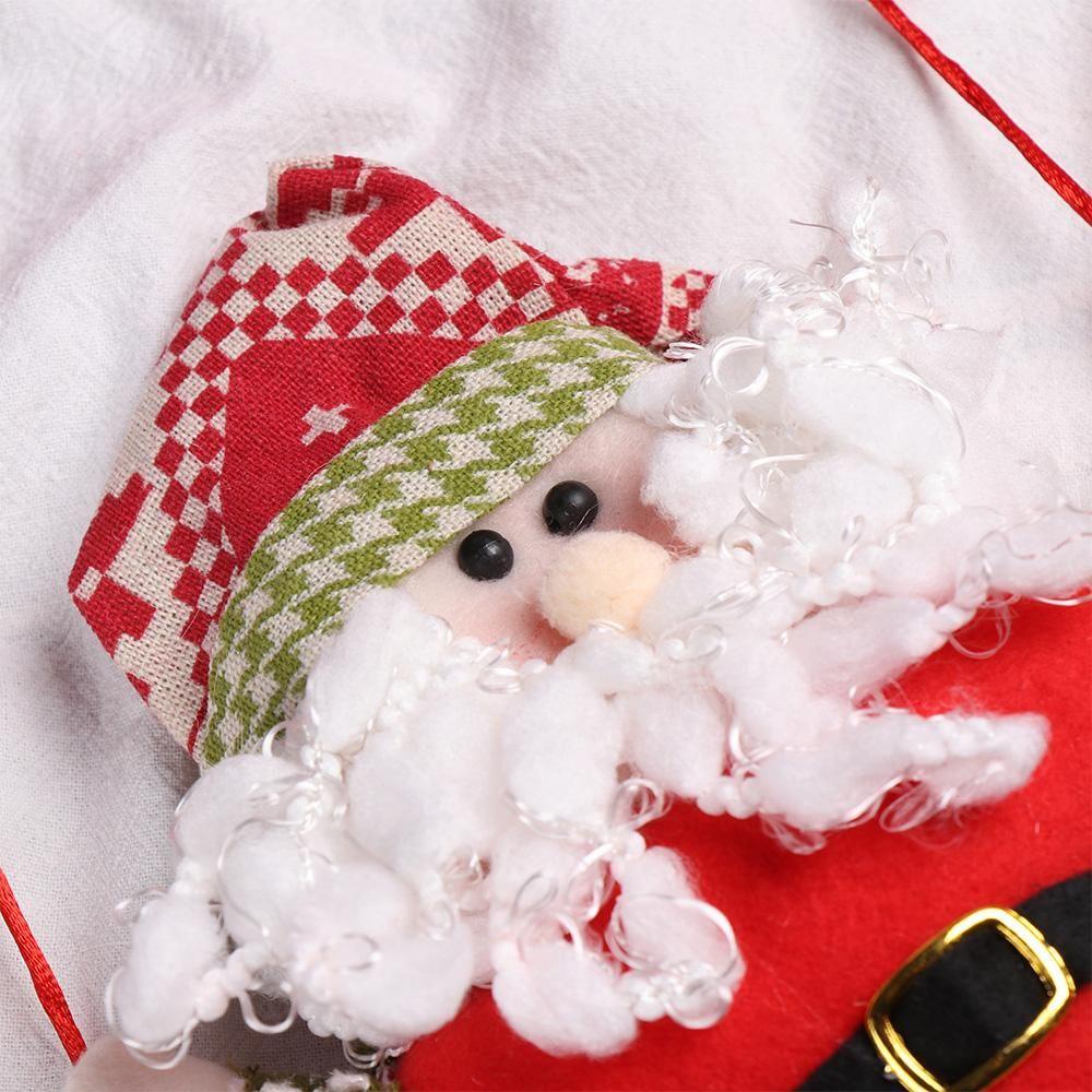 Ông Già Noel Nhồi Bông Dễ Thương Dùng Trang Trí Cây Thông Giáng Sinh