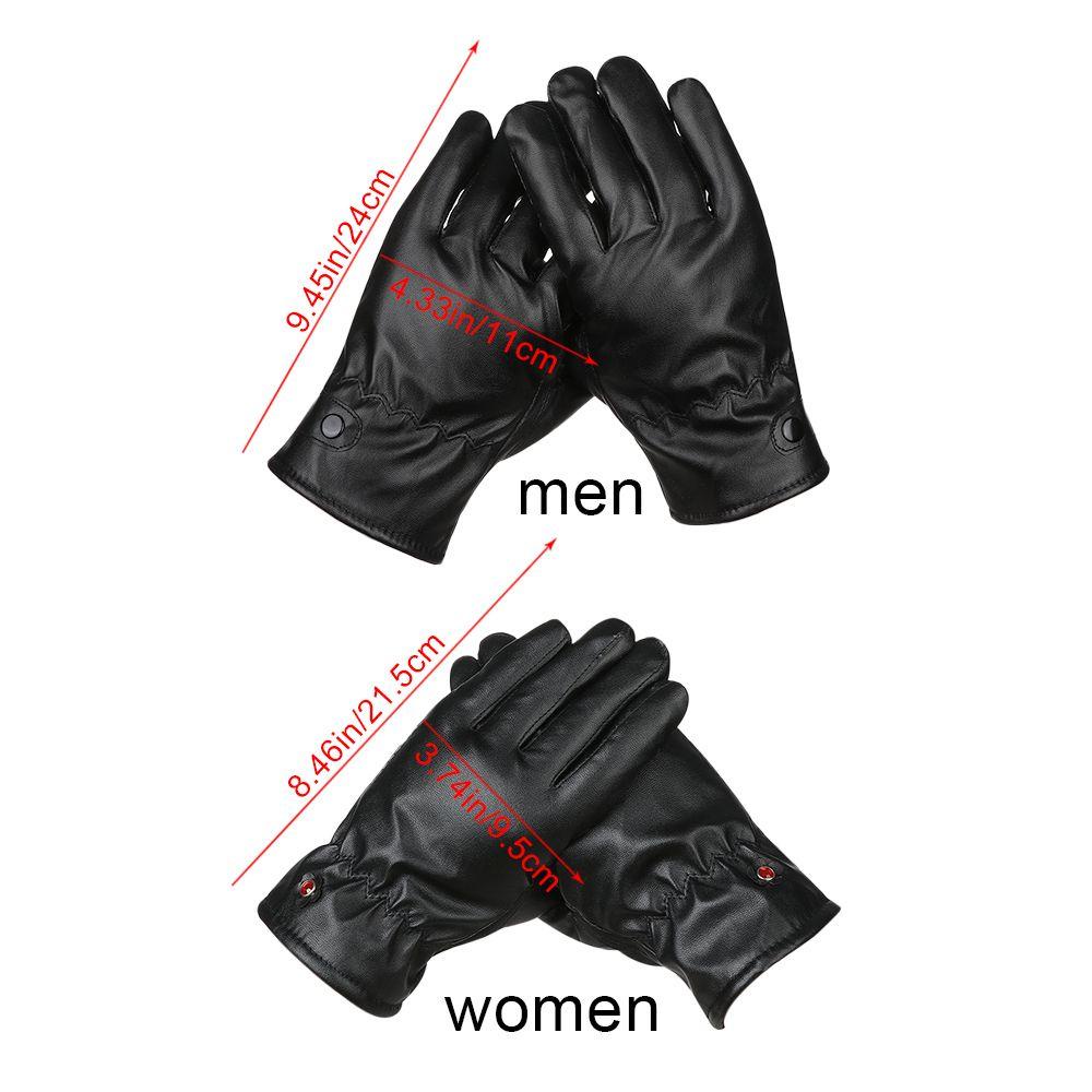 1 Đôi Găng Tay Dày Có Thể Chạm Màn Hình Cảm Ứng Thời Trang Thu Đông Unisex
