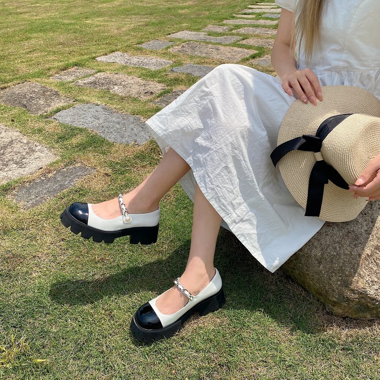 Fashion Ulzzang Platform Round Toe Loafers