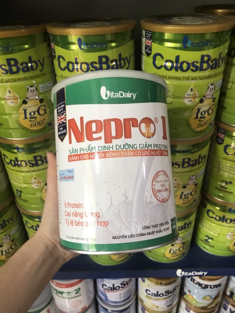 Combo 2lon Sữa Nepro số 1 và 2 900g