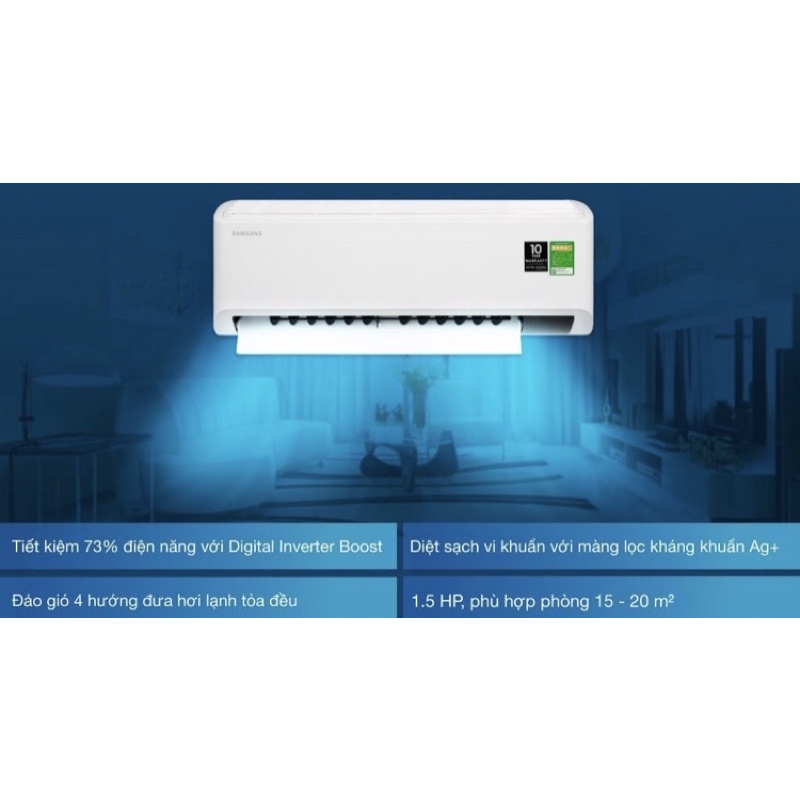 Máy lạnh Samsung Inverter 1.5 HP AR13TYHYCWKNSV