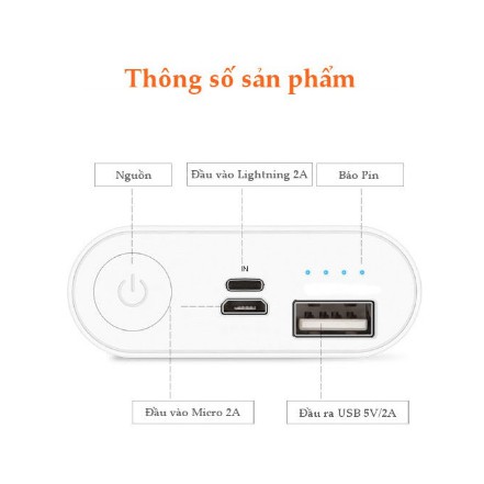 Sạc dự phòng Yoobao 6000 mAh Sp6 Chính hãng