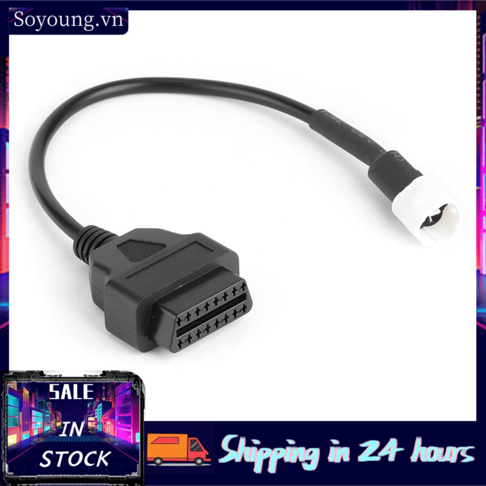Dây Cáp Chẩn Đoán Lỗi Từ 3 Pin Sang Obd2 Cho Yamaha Mt-125 Yzf-R125 Ys-125