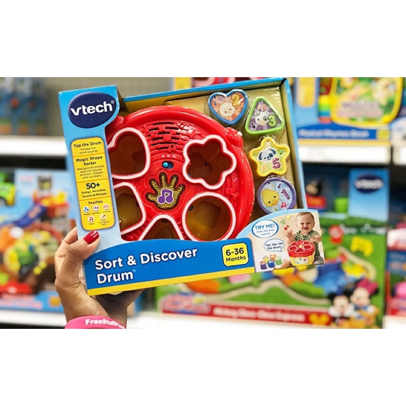 Đồ chơi hộp trống xếp khối Vtech