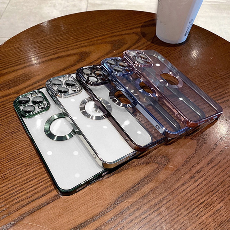 Ốp Điện Thoại Mềm Khoét Lỗ Logo Mạ Tản Nhiệt Chống Sốc Chống Bụi Cho iPhone 11 12 13 Pro max X XS MSX XR 7 8 plus SE 2020 2022