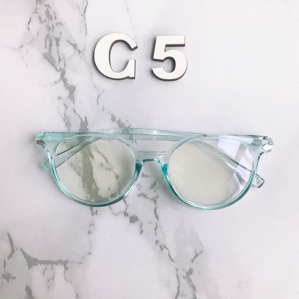 Kính Mát Chống Ánh Sáng Xanh Phong Cách Hàn Quốc