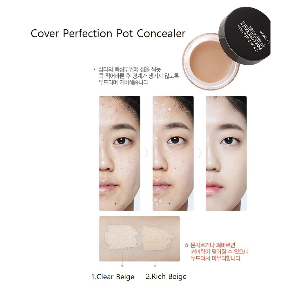 [THE SAEM] Kem che khuyết điểm The Saem 4g trang điểm thời trang | BigBuy360 - bigbuy360.vn