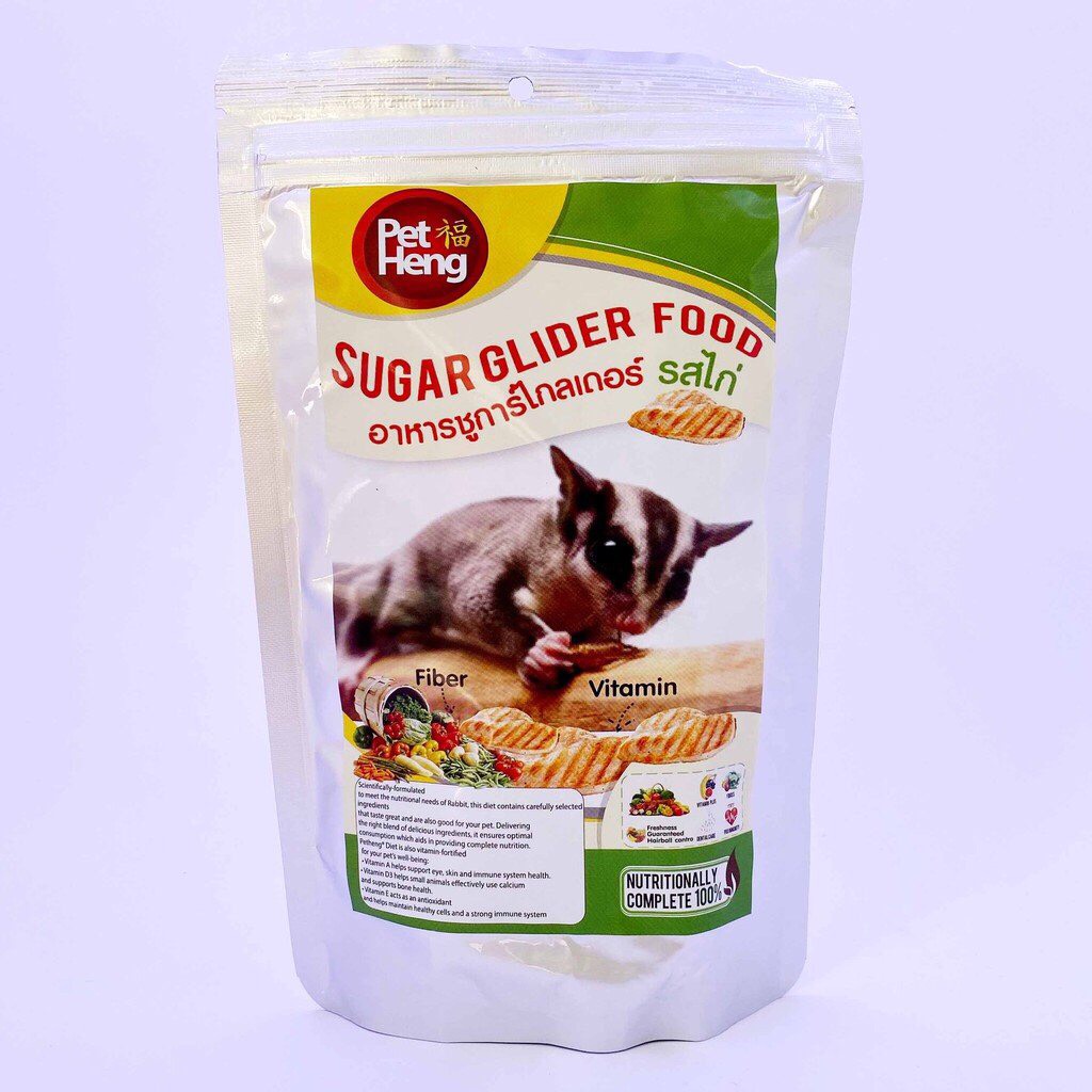 Thức Ăn Sóc Bay Úc  FREE SHIP  Pet Heng Sugar Glider Food Thỏ,Bọ,Sóc,Chinchilla Lẻ 6 Vị Thái Lan