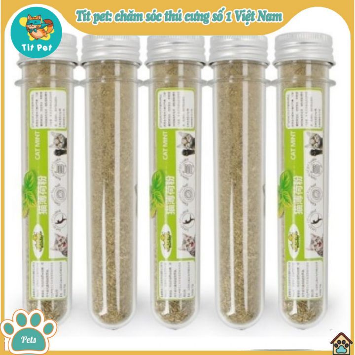 Cỏ bạc hà cho mèo - catnip cho mèo - 10g/ống