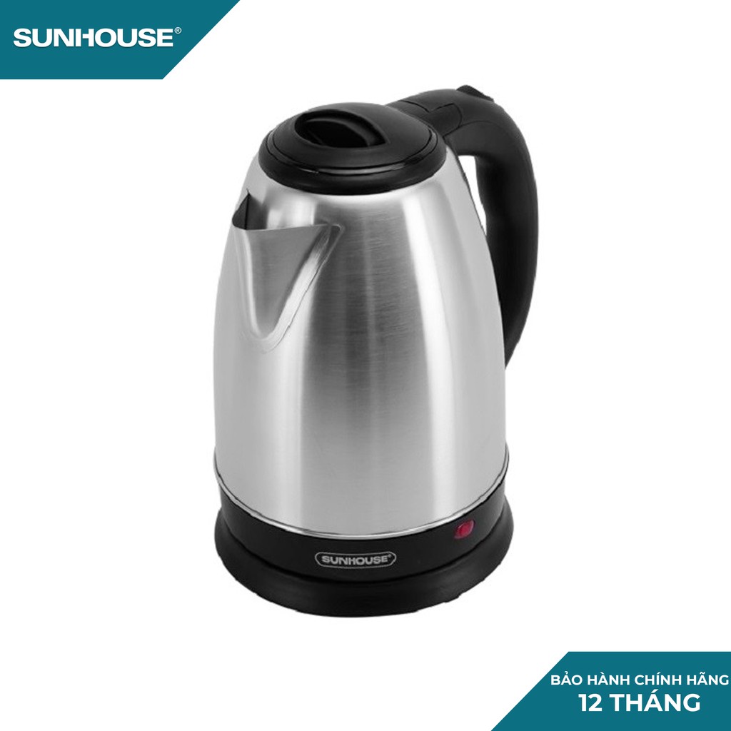 Ấm siêu tốc Inox 1.8L SUNHOUSE SHD1182