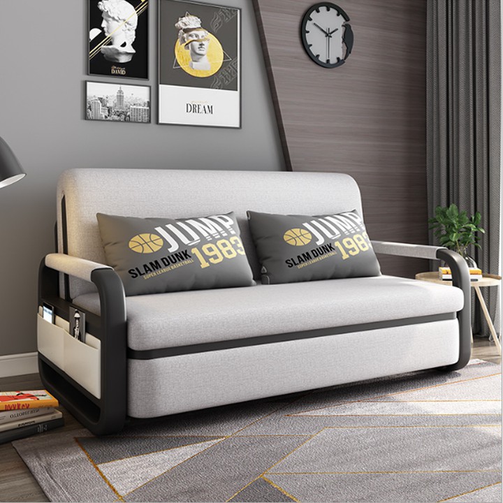 Giường sofa thông minh gấp gọn thành ghế Giường sofa đa năng giường thông minh khung thép chất lượng caoCó ngăn chứa đồ.