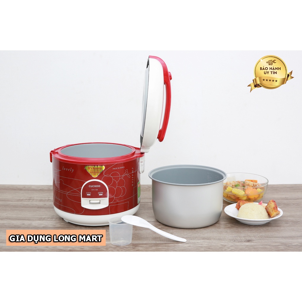 Nồi Cơm Điện CUCKOO 2Lít CR-1122, Hàng Nhập Khẩu Chính Hãng, Bảo Hành 12 Tháng