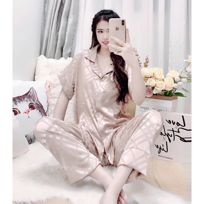 Đồ bộ Lụa Gấm Bigsize - Chuẩn size, chất đẹp