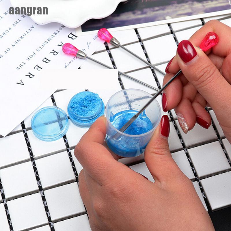 Set 3 Dụng Cụ Khuấy Trộn Sơn Móng Tay Bằng Thép Không Gỉ