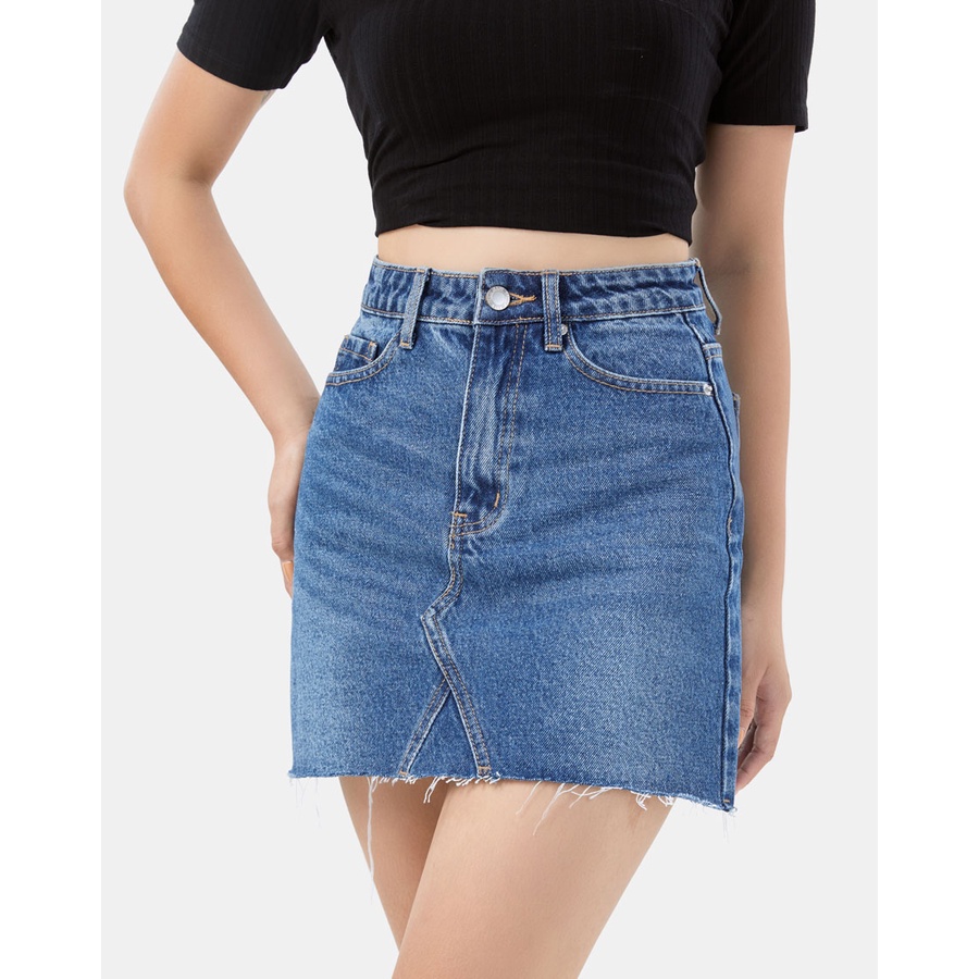 Váy nữ thời trang JUNO Mini Denim Skirt JNVLU011