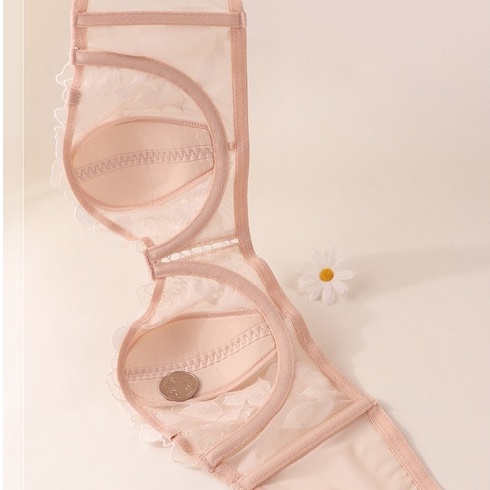 Áo ngực VARSBABY vải ren nâng ngực thời trang quyến rũ thoải mái dành cho nữ