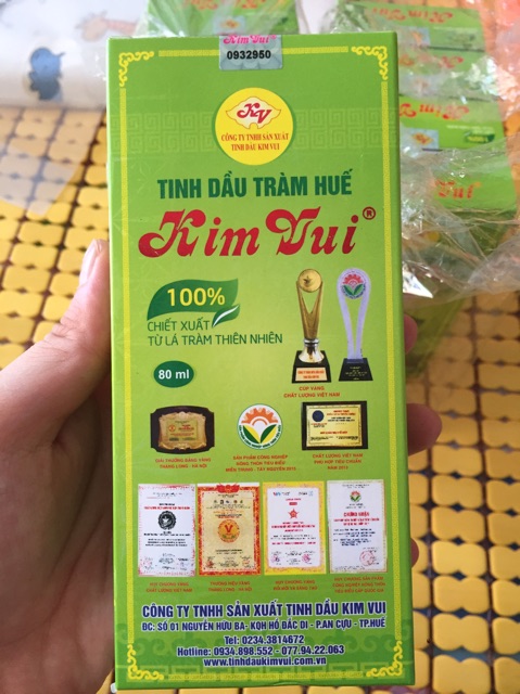 Tinh dầu Tràm Kim Vui 80ml - CHÍNH HÃNG