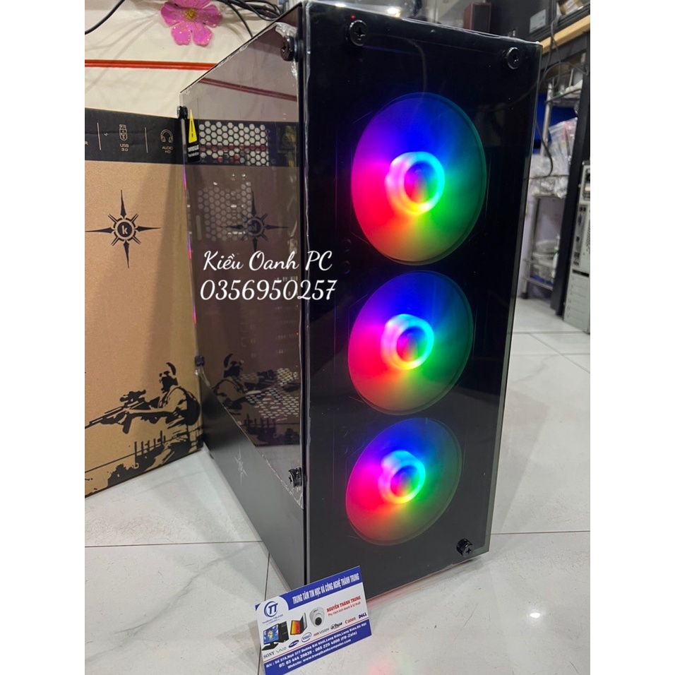 Vỏ máy tính ( vỏ case) KENOO ESPORT K300 - Màu Đen (Size ATX)