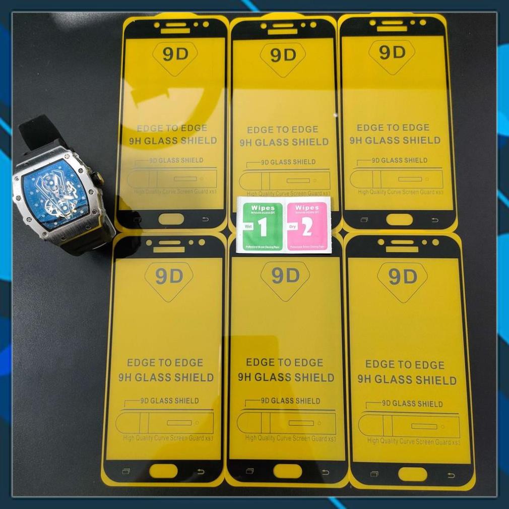 Cường lực full màn 9D giành cho điện thoại Samsung Galaxy J7 pro - Samsung Galaxy J730 bảo vệ màn hình