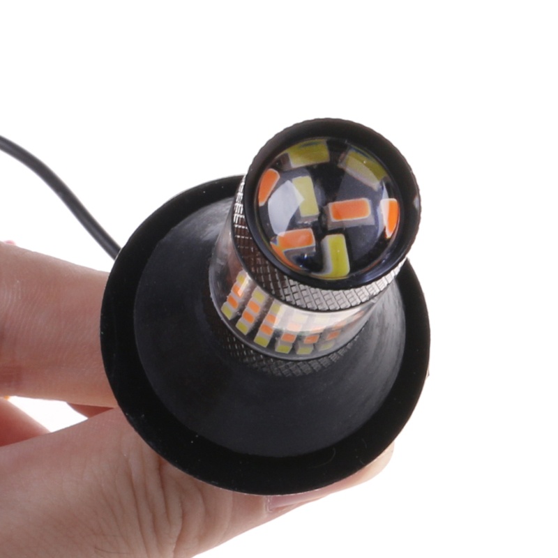 Bộ 2 Đèn Tín Hiệu Hai Màu 1156 BA15S 96-LED 3014 50W