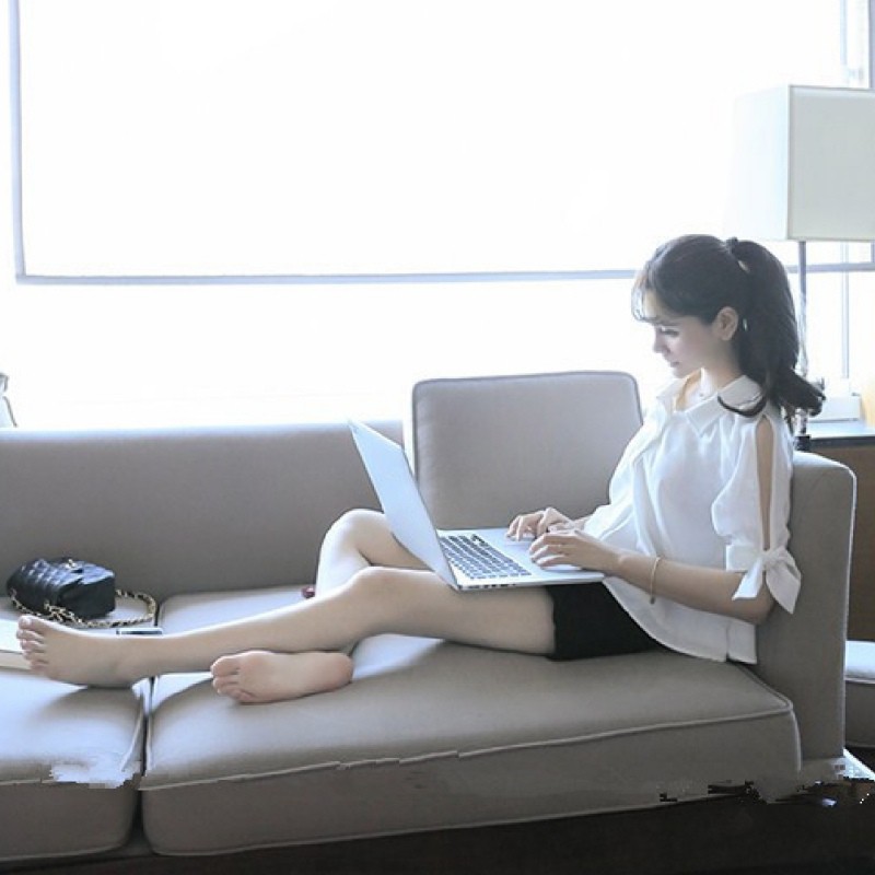 Áo sơmi kiểu tay thắt nơ duyên dáng | BigBuy360 - bigbuy360.vn