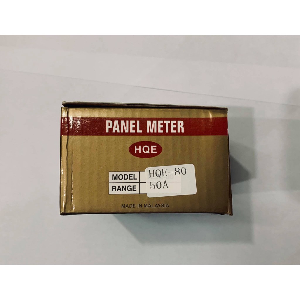 Đồng hồ đo Ampe 50A 80x80