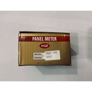 Đồng Hồ Đo Ampe 50A 80x80 Đo Lường Điện
