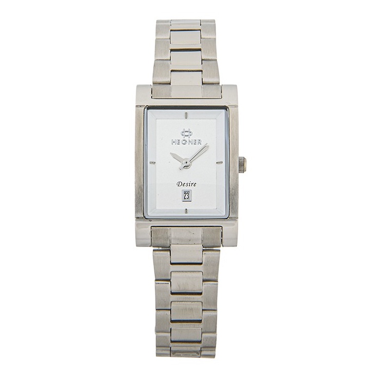 Đồng hồ nữ Hegner HW-1665LWWH mặt vuông nhỏ chống nước kính chống xước dây thép cao cấp chính hãng
