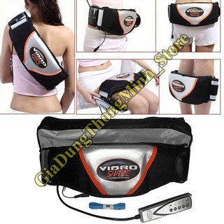 Đai Rung Nóng Vibro Shape Cao Cấp, Đai Massage Toàn Thân Đa Năng, Giúp Giảm Mỡ Bụng, Đùi, Chân Tay, Bảo Hành 12 Tháng