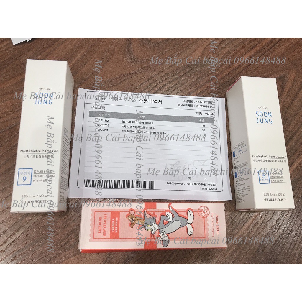 MBC-bill SéT KEM LÓT + PHẤN PHỦ EH bản Tom and Jerry Lucky Together Face Blur Planning Set | BigBuy360 - bigbuy360.vn